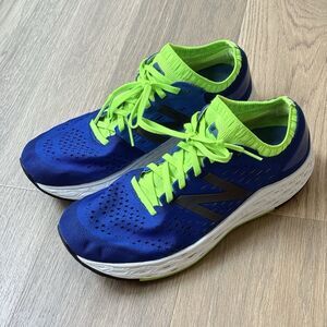 New Balance Shoes Men 9.5 Fresh Foam Vongo V4 Royal Energy Lime Running Walking